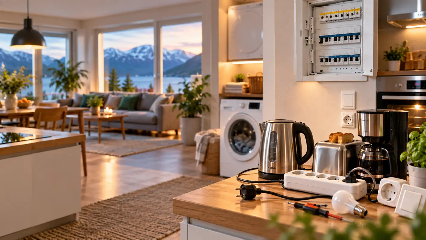 Обложка курса Norsk B1: Elektrisitet og husholdningsapparater i hverdagen