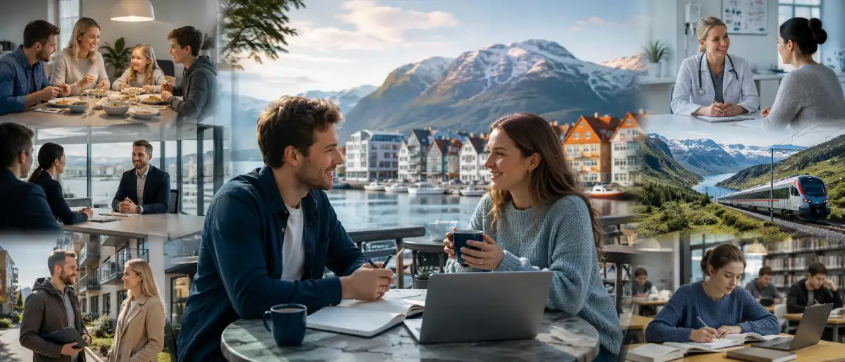 Course cover Practical Norwegian B1: Dialogues, Phrases, and Real-Life Situations